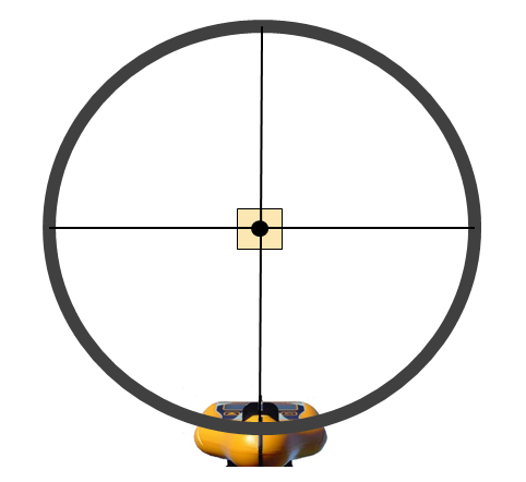 SuperChrono 50cm below line of sight